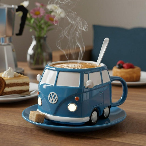 💥 LAST DAY 49% OFF -Volkswagen Bus Shaped Coffee Mug -(📦Buy 2 Free Shipping)