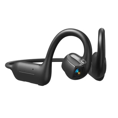 🔥8MP AI Camera Bone Conduction Headphones – Premium High-Fidelity Audio, EIS Video Stabilization, 160+ Language Translation, IP54 Waterproof Headset for Outdoor Vlogging & Sports.