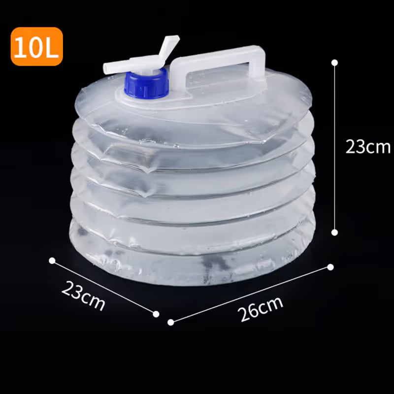 🔥LAST DAY 50% OFF - 🚿Collapsible Food-Grade Water Container with Leak-Proof Spigot | Space-Saving Portable Water Jug for Camping & Outdoor Trips ⛺