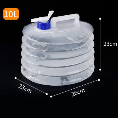 🔥LAST DAY 50% OFF - 🚿Collapsible Food-Grade Water Container with Leak-Proof Spigot | Space-Saving Portable Water Jug for Camping & Outdoor Trips ⛺