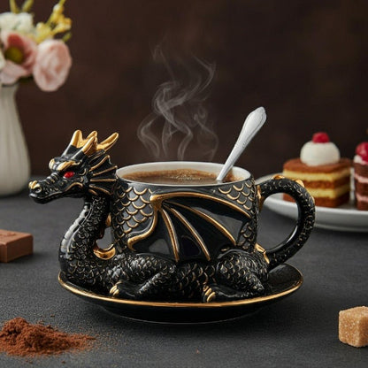 💥 LAST DAY 49% OFF -Dragon Shaped Coffee Mugs(📦Buy 2 Free Shipping)