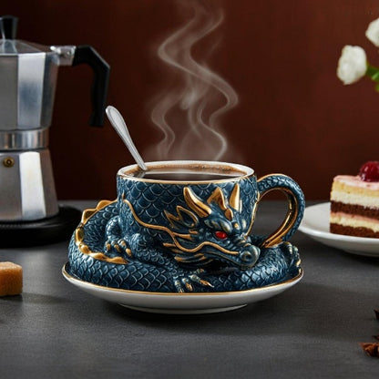 💥 LAST DAY 49% OFF -Dragon Shaped Coffee Mugs(📦Buy 2 Free Shipping)