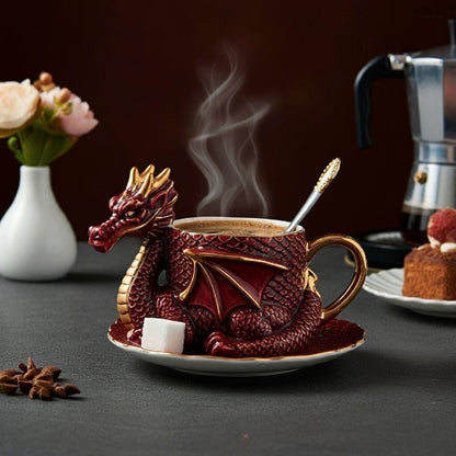 💥 LAST DAY 49% OFF -Dragon Shaped Coffee Mugs(📦Buy 2 Free Shipping)