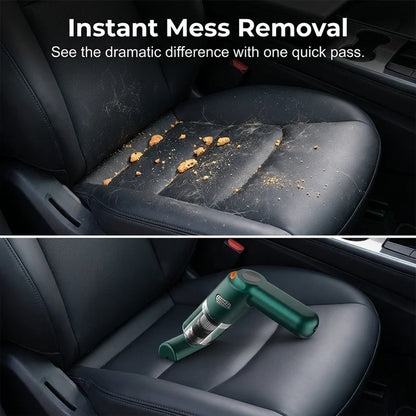 📢📢53% OFF !! ⏰ Cordless Car Vacuum – 10000Pa Suction & 4000mAh Battery 🚗