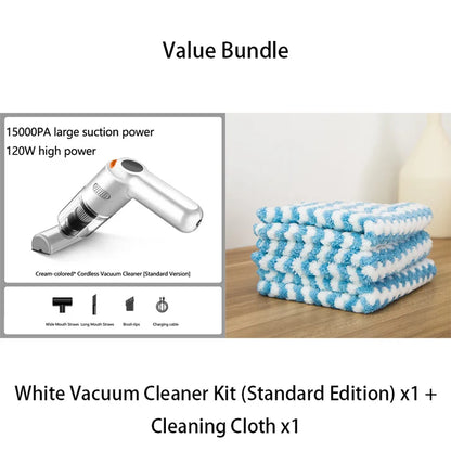 📢📢53% OFF !! ⏰ Cordless Car Vacuum – 10000Pa Suction & 4000mAh Battery 🚗