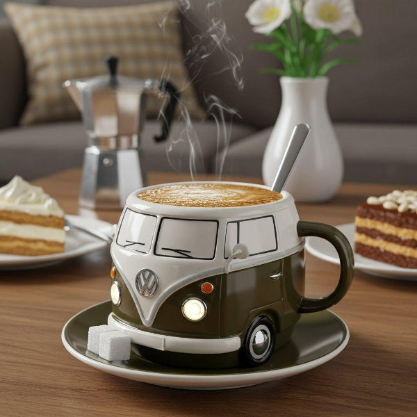 💥 LAST DAY 49% OFF -Volkswagen Bus Shaped Coffee Mug -(📦Buy 2 Free Shipping)