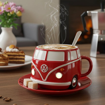 💥 LAST DAY 49% OFF -Volkswagen Bus Shaped Coffee Mug -(📦Buy 2 Free Shipping)