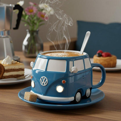 💥 LAST DAY 49% OFF -Volkswagen Bus Shaped Coffee Mug -(📦Buy 2 Free Shipping)