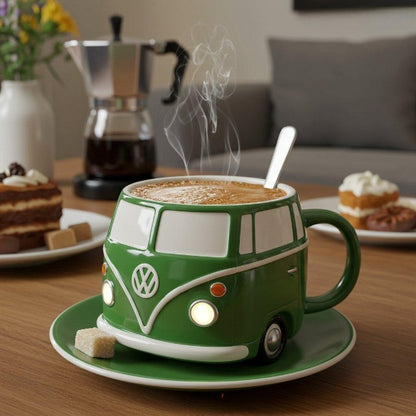 💥 LAST DAY 49% OFF -Volkswagen Bus Shaped Coffee Mug -(📦Buy 2 Free Shipping)