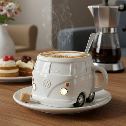 💥 LAST DAY 49% OFF -Volkswagen Bus Shaped Coffee Mug -(📦Buy 2 Free Shipping)