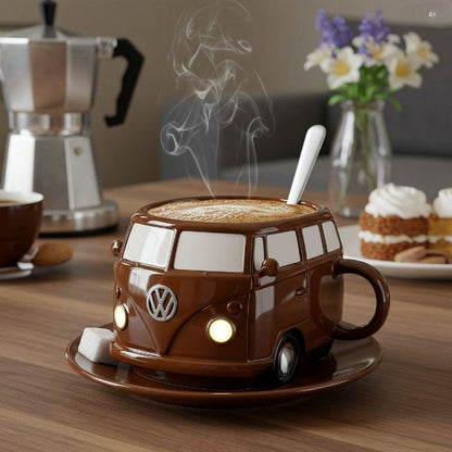 💥 LAST DAY 49% OFF -Volkswagen Bus Shaped Coffee Mug -(📦Buy 2 Free Shipping)